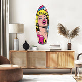 Marilyn Monroe Popart Glass Wall Art|| Insigne Art Design