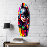 Shadowed Vigilante Glass Wall Art|| Insigne Art Design