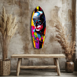 Shadowed Vigilante Glass Wall Art|| Insigne Art Design