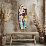 Marilyn Monroe Glass Wall Art|| Insigne Art Design