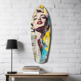 Marilyn Monroe Glass Wall Art|| Insigne Art Design