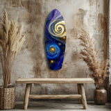 Kinetic Cosmos Glass Wall Art|| Insigne Art Design