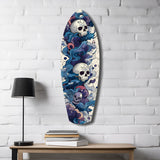 Midnight Skull Nocturnal Shadows Glass Wall Art|| Insigne Art Design