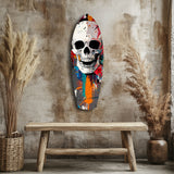 Skull in the Street Art Glass Wall Art|| Insigne Art Design