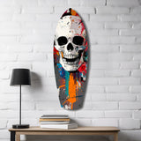 Skull in the Street Art Glass Wall Art|| Insigne Art Design