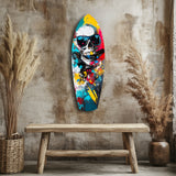 Street Soul Graffiti Skulls Glass Wall Art|| Insigne Art Design