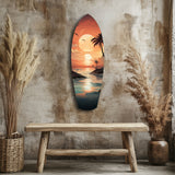 Sunset Dreams in the Ocean Glass Wall Art|| Insigne Art Design