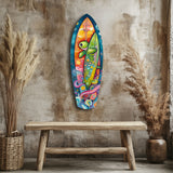 Surfer Caretta Glass Wall Art