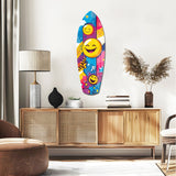 Smiley Glass Wall Art