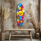 Smiley Glass Wall Art