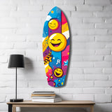 Smiley Glass Wall Art