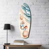 Shoreline Treasures  Glass Wall Art