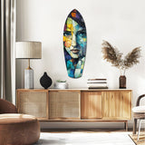 Fragmented Beauty Glass Wall Art