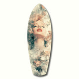 Floral Madonna Glass Wall Art