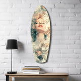 Floral Madonna Glass Wall Art