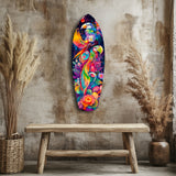 Tropical Symphony Glass Wall Art