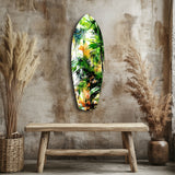 Tropical Forest Glass Wall Art