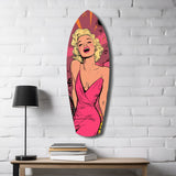 Marilyn Monroe V2 Glass Wall Art