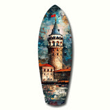 Galata Tower Glass Wall Art