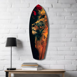 Lion Pride V5 Glass Wall Art