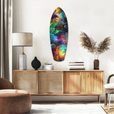 Kinetic Cosmos Glass Wall Art