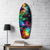 Kinetic Cosmos Glass Wall Art