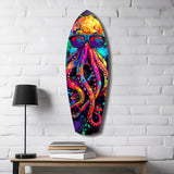 Mr Octopus Glass Wall Art