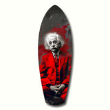 Einstein Mood V2 Glass Wall Art