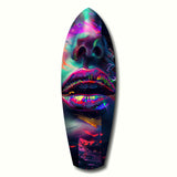 Colorful Lips V1 Glass Wall Art