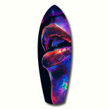 Colorful Lips V2 Glass Wall Art