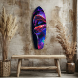 Colorful Lips V2 Glass Wall Art