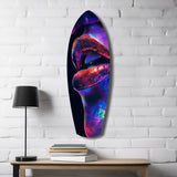 Colorful Lips V2 Glass Wall Art