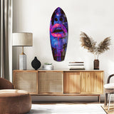 Colorful Lips V3 Glass Wall Art