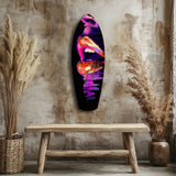 Colorful Lips V7 Glass Wall Art