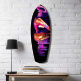 Colorful Lips V7 Glass Wall Art