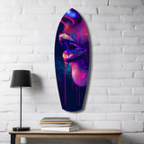 Colorful Lips V8 Glass Wall Art