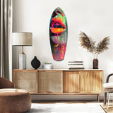 Colorful Lips V13 Glass Wall Art