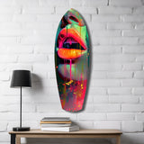 Colorful Lips V13 Glass Wall Art