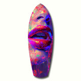 Colorful Lips V17 Glass Wall Art