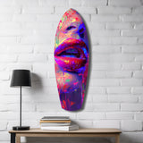 Colorful Lips V17 Glass Wall Art