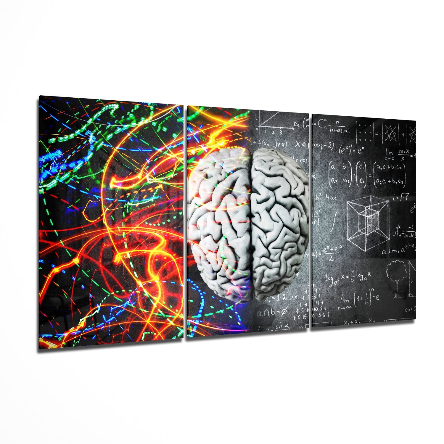 Brain Mega Glass Wall Art