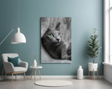 Cat Glass Wall Art