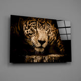 Leopard Glass Wall Art