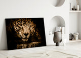 Leopard Glass Wall Art