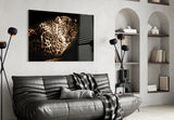 Leopard Glass Wall Art