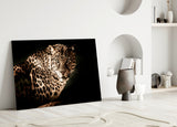 Leopard Glass Wall Art