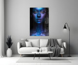 Woman Portrait Glass Wall Art