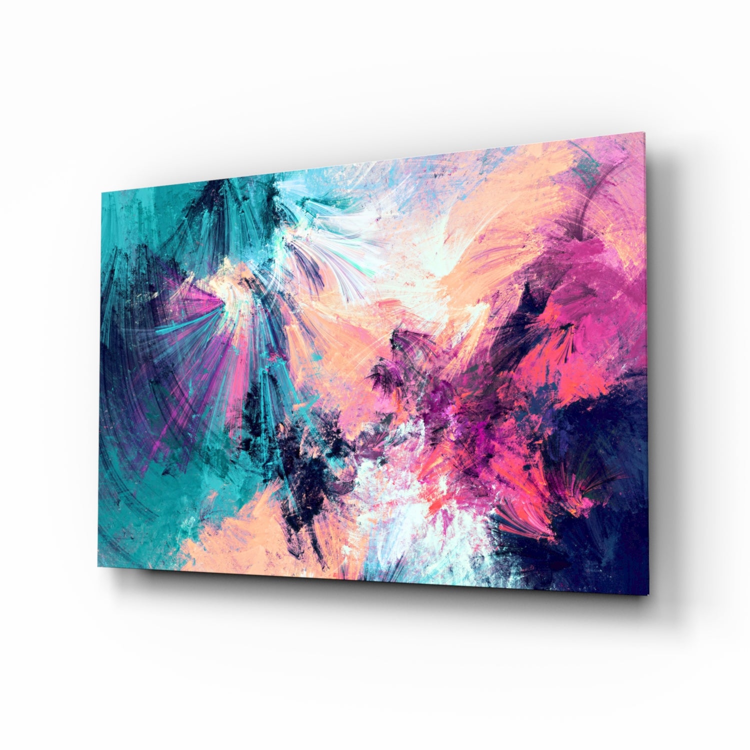 Abstract Glass Wall Art