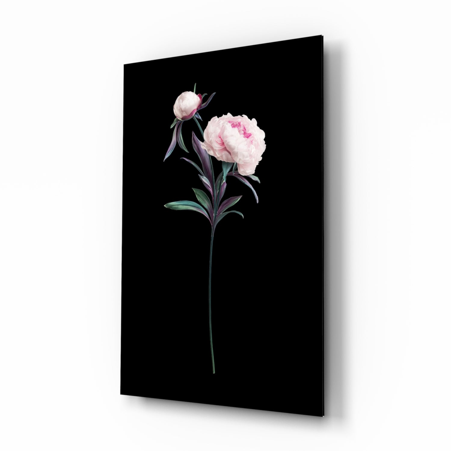 Flower Glass Wall Art