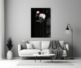 Flower Glass Wall Art